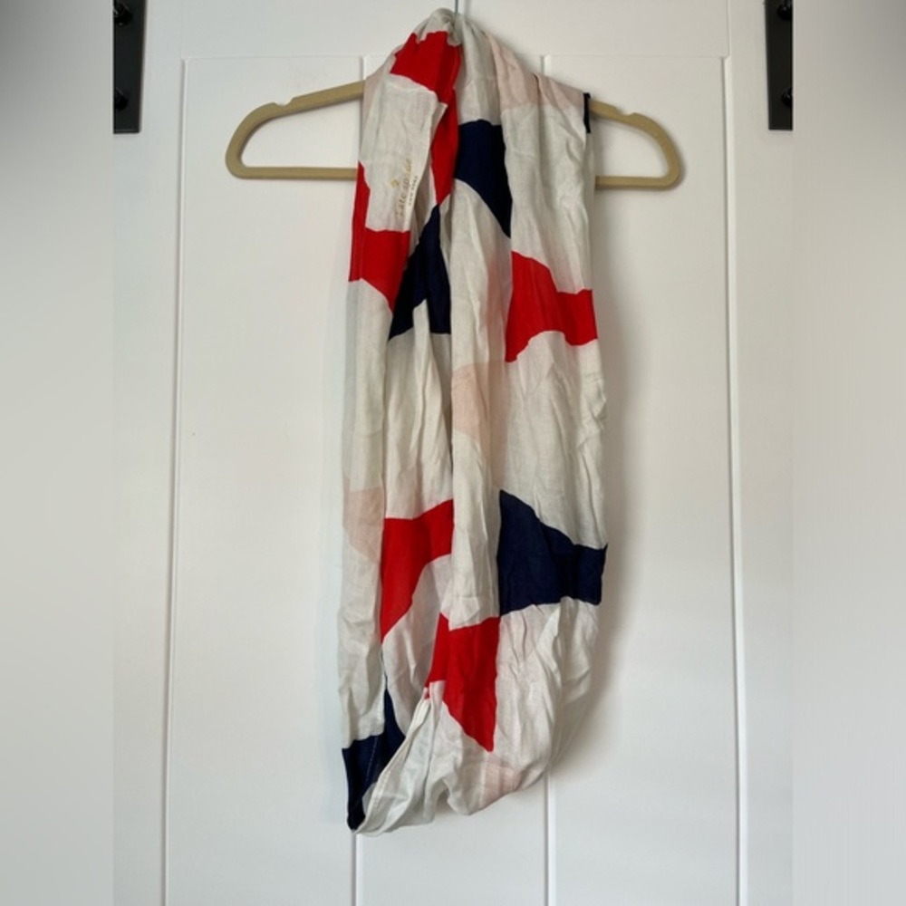 Kate Spade Abstract Bow Infinity Wrap Around Scarf